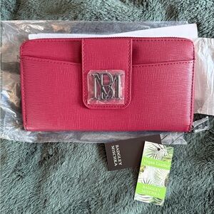 Badgley Mischka Wine Vegan Leather Wallet